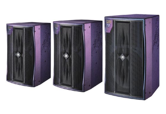 La serie PK de dos vías altavoz de frecuencia completa de madera contrachapada de abedul cuerpo 10 12 15 pulgadas